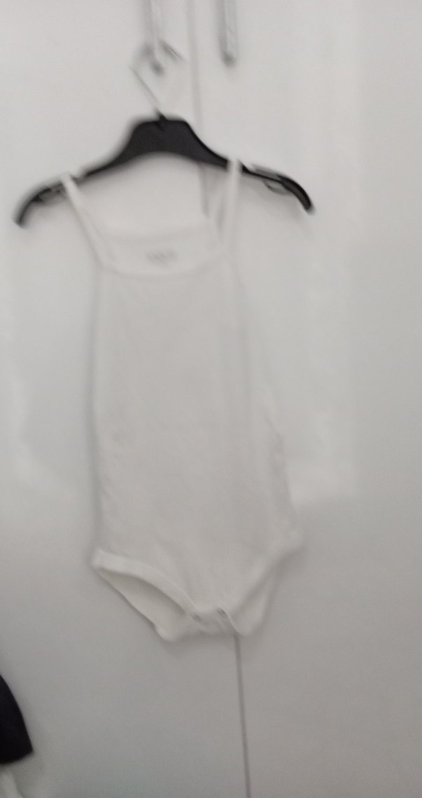 Bebek Kız Beyaz Kolsuz Body - Görsel 2