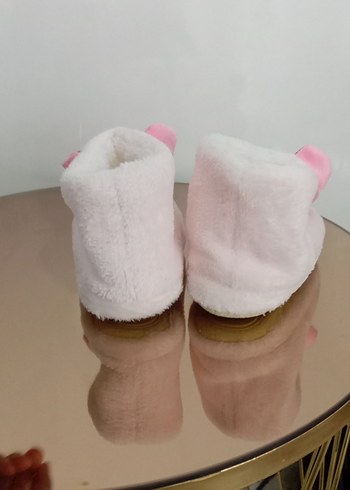 Kız Çocuk Renkli Nakışlı Sıcak Ev Terliği - Görsel 3