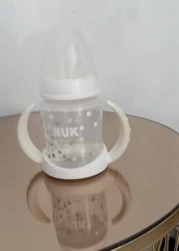 Beyaz Kulplu Bebek Biberonu - Görsel 3