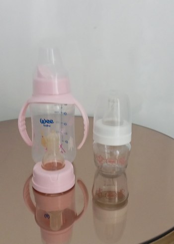 Pastel Pembe Bebek Biberonu - Görsel 2