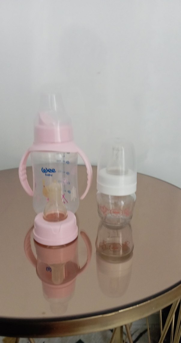 Pastel Pembe Bebek Biberonu - Görsel 2