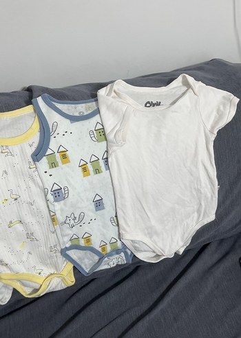 Bebek Erkek Kolsuz Beyaz Pamuklu Body - Görsel 4