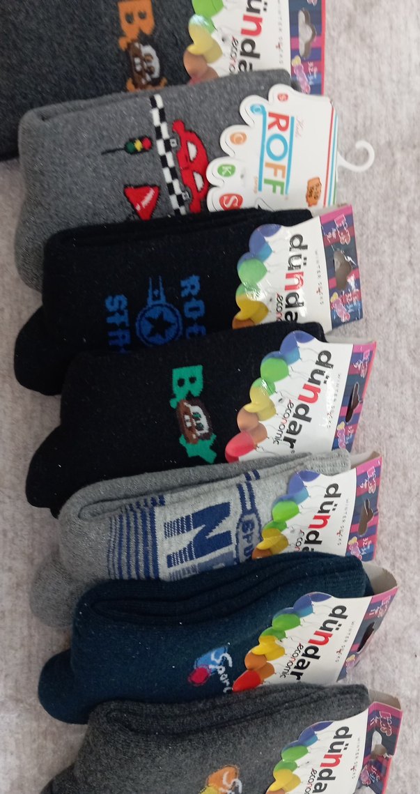 Çocuklar için Çok Renkli Baskılı Çoraplar - Görsel 2