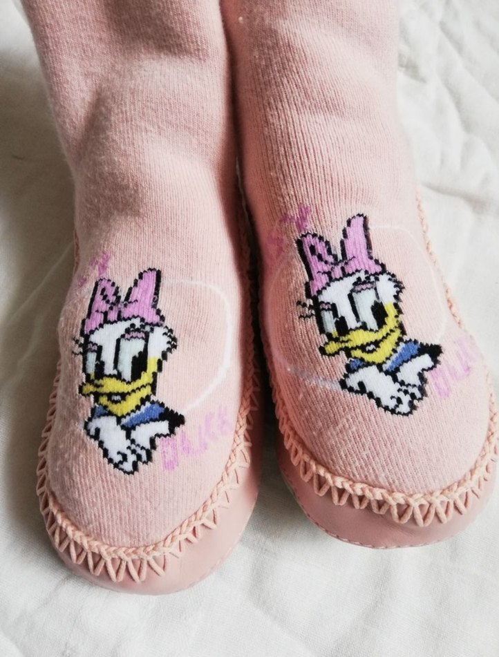 Pembe Kız Çocuk Ev Terliği - Görsel 2