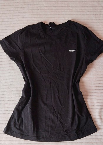Kinetix M beden kadın siyah t-shirt