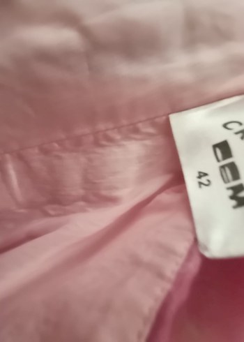 Pembe Drapeli Askısız Uzun Elbise - Görsel 3