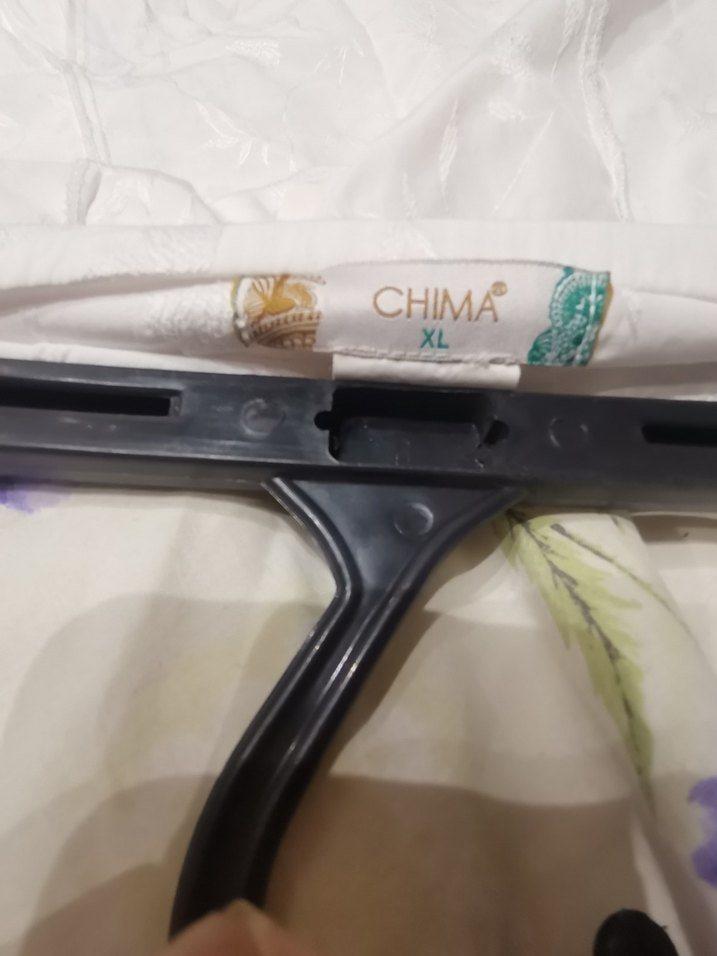 Beyaz Midi Keten Etek - Görsel 2