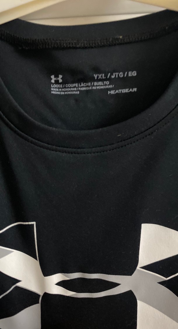 Kız Çocuk Siyah Under Armour Tişört - Görsel 2