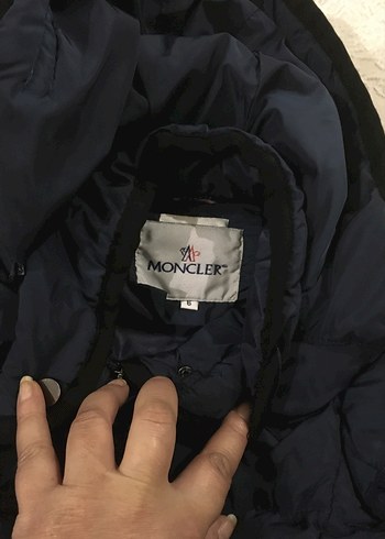 Kemerli Lacivert Kız çocuk Kışlık Mont - Görsel 3