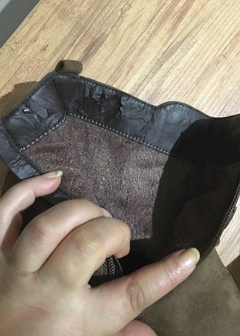 Kahverengi Süet Tokalı Kadın Bot - Görsel 6