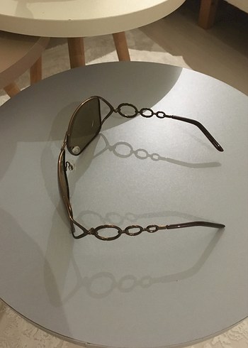 Kahve rengi  Parlak Tokalı Kadın Gözlüğü - Görsel 8