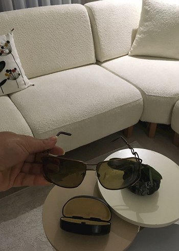 Kahve rengi  Parlak Tokalı Kadın Gözlüğü - Görsel 3