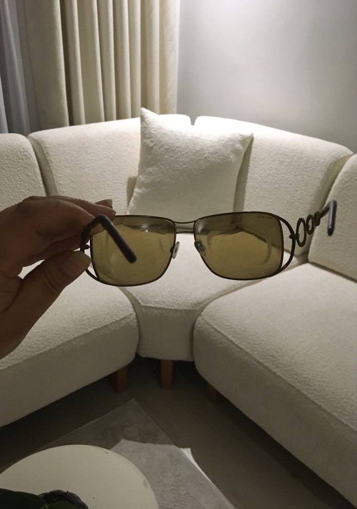 Kahve rengi  Parlak Tokalı Kadın Gözlüğü - Görsel 5