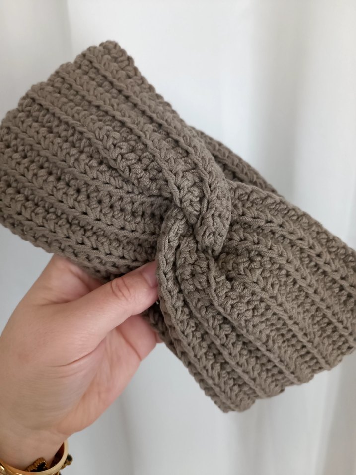 Örgü Kadın Saç Bandı - Görsel 2