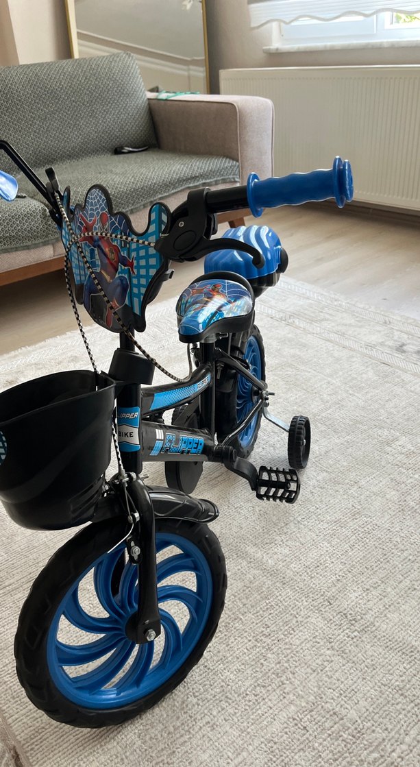 Renkli Mavi Çocuk Üç Tekerlekli Bisiklet - Görsel 2