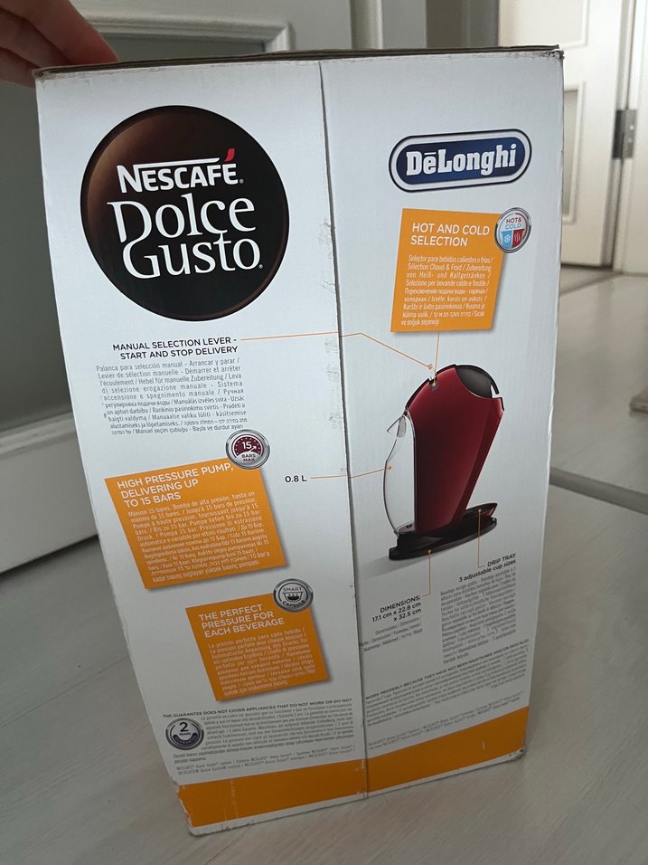 Kırmızı Dolce Gusto Kahve Makinesi - Görsel 2