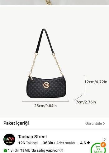 Zara Modern Klasik Zincir Detaylı Siyah Deri Çanta