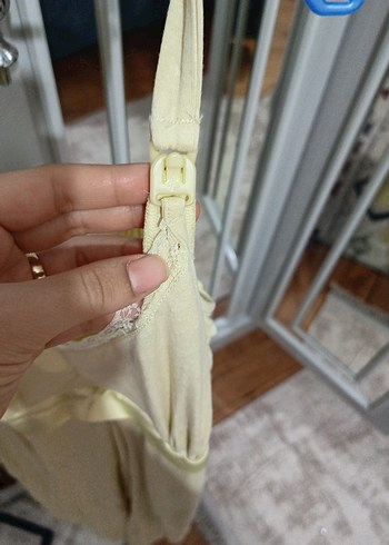 Catherines sarıMidi Hamile ve Emzirme Gecelik - Görsel 3