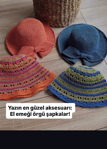 El Emeği Bohem Örgü Şapkalar