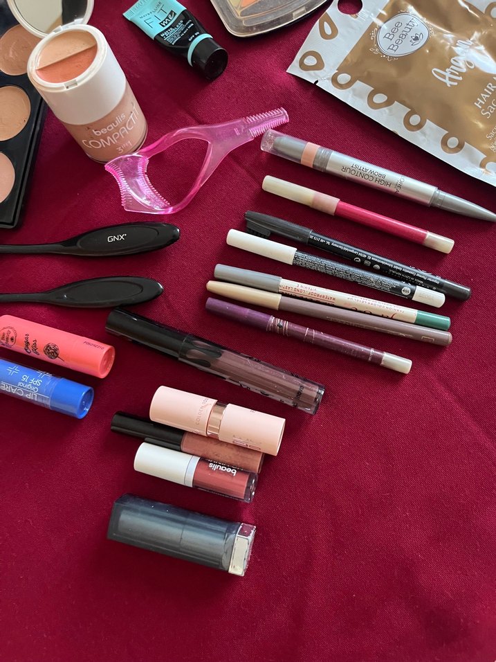 Çeşitli Makyaj Ürünleri Seti - Pembe Tonlar - Görsel 2