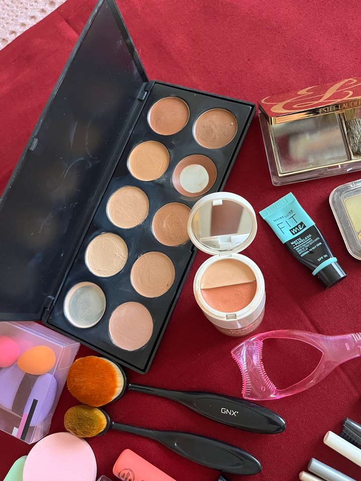 Çeşitli Makyaj Ürünleri Seti - Pembe Tonlar - Görsel 3