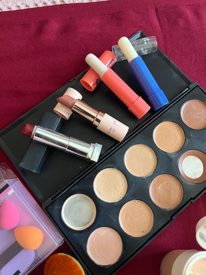 Çeşitli Makyaj Ürünleri Seti - Pembe Tonlar - Görsel 4