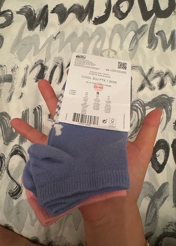 Penti Kadın Renkli Pamuklu Çorap Seti - Görsel 4