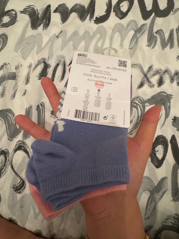 Penti Kadın Renkli Pamuklu Çorap Seti - Görsel 4