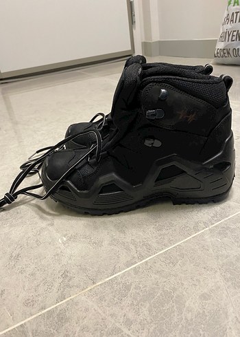 Yds bot Siyah Kamuflaj Desenli Biker Bot Velcro