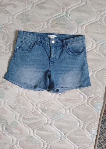 H&M Kadın mavi Denim Mini Şort