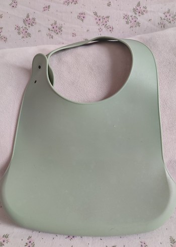 silikon  pastel Yeşil Bebek Önlüğü - Görsel 5