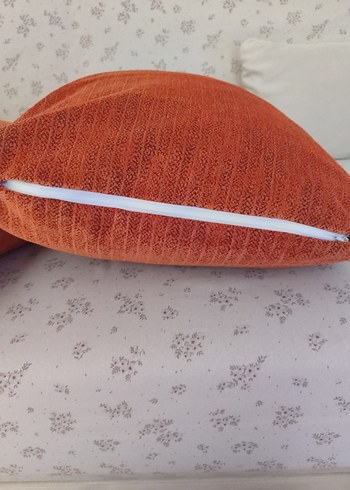 2 adet Modern Düz Turuncu Kırlent kılıfı. - Görsel 6