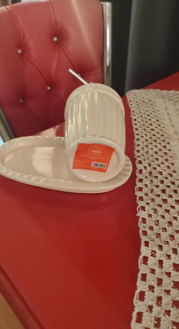 Seramik Sıvı Sabunluk Pompalı - Görsel 4