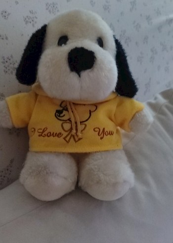 Sarı Sweatshirtlü Peluş Köpek Oyuncak