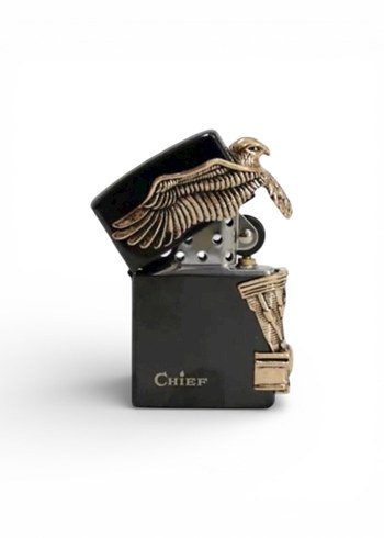 Kartal desenli benzinli çakmak - Görsel 2