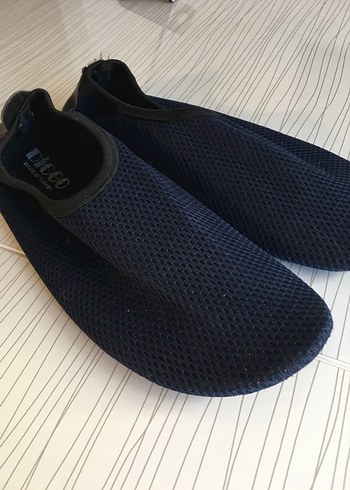 Erkek Mavi Su Ayakkabısı Velcro - Görsel 4