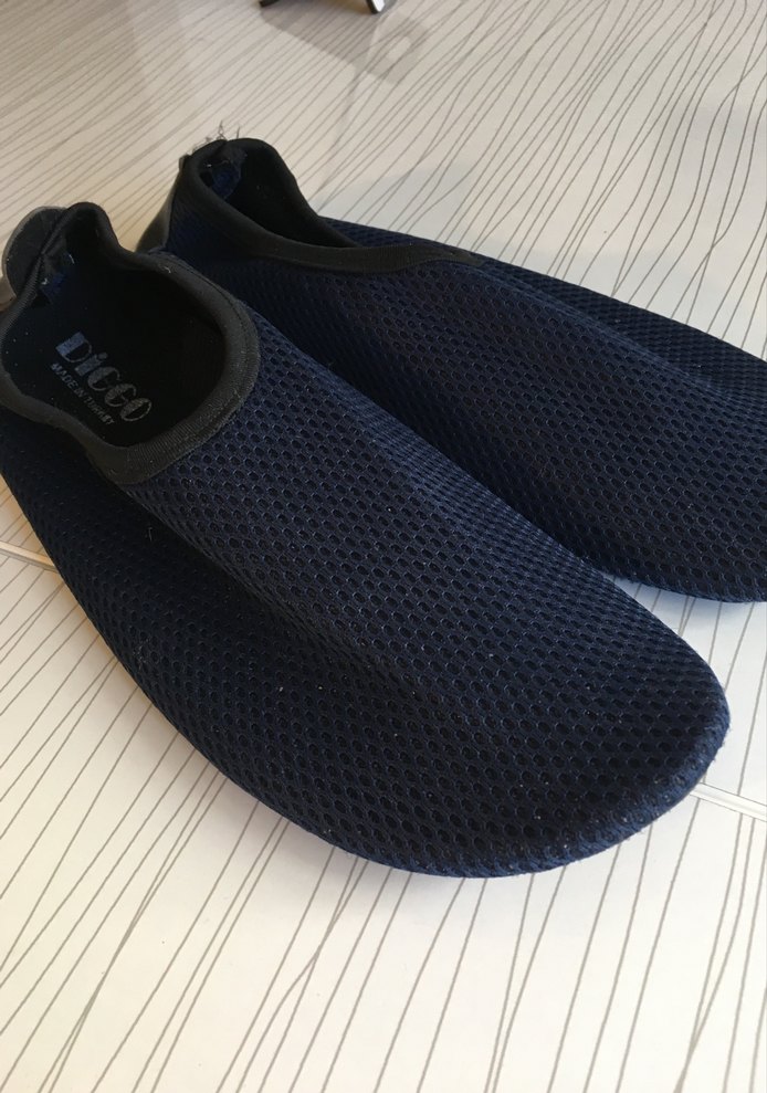 Erkek Mavi Su Ayakkabısı Velcro - Görsel 4