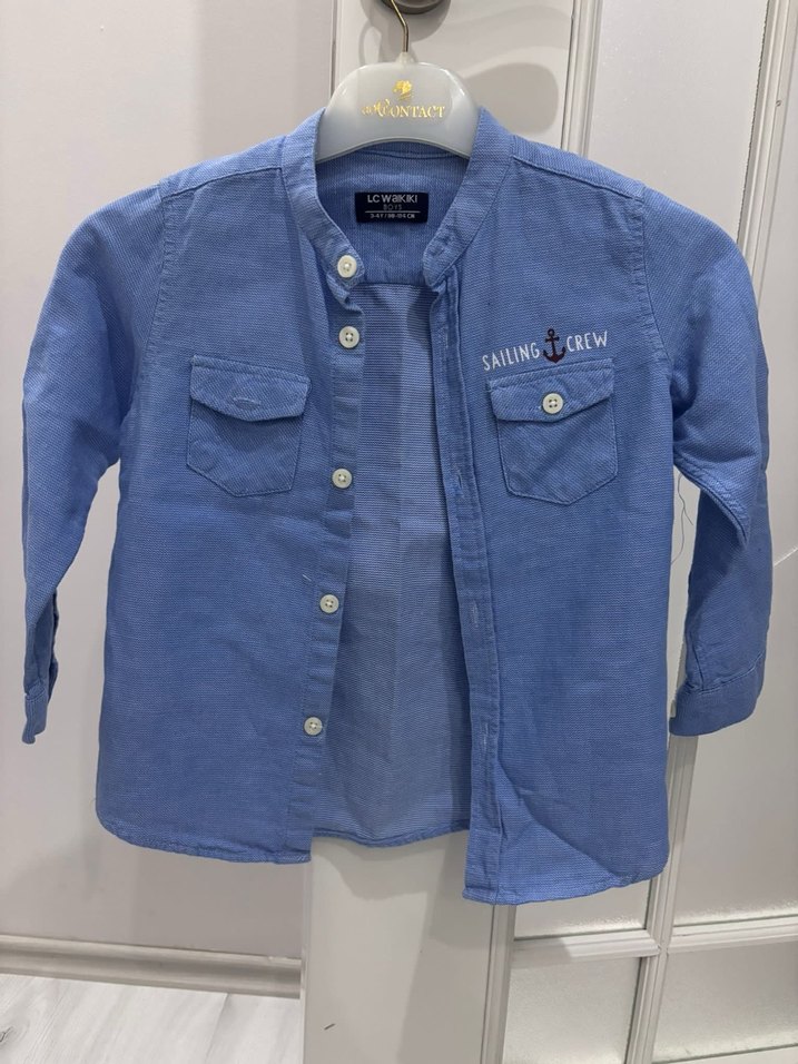 Mavi Denim Erkek Çocuk Gömlek - Görsel 2