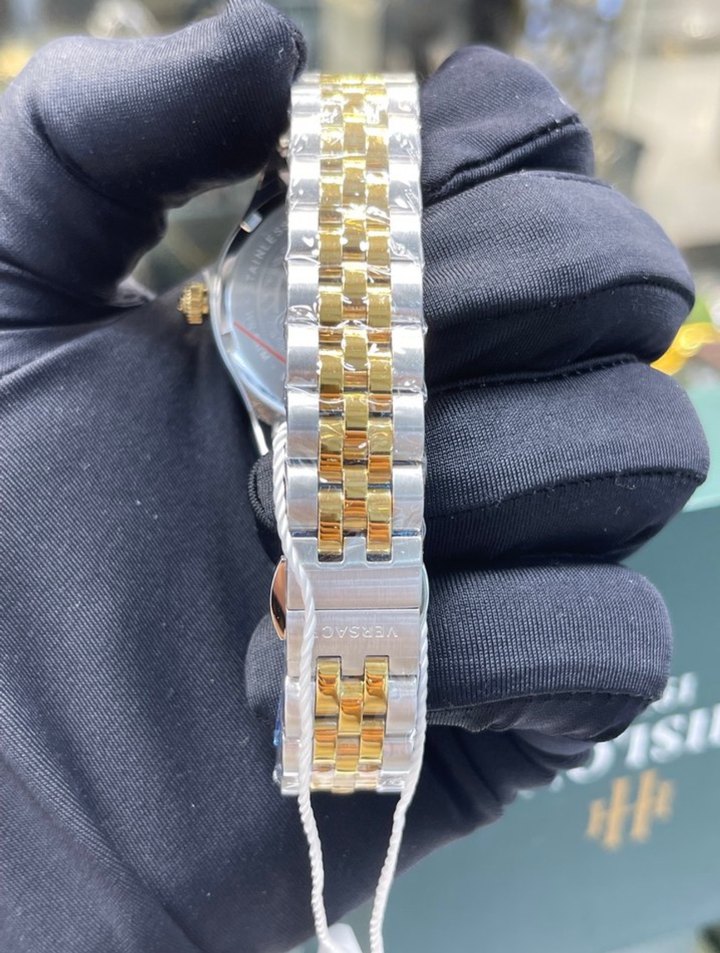 Versace çelik Klasik Yeşil Kadın Saati - Görsel 4