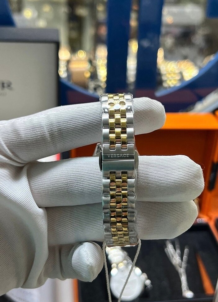 Versace çelik kol Saati - Görsel 5