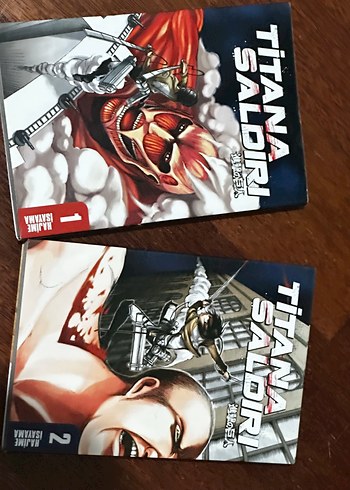 Titan Saldırı 1 ve 2 Manga Seti