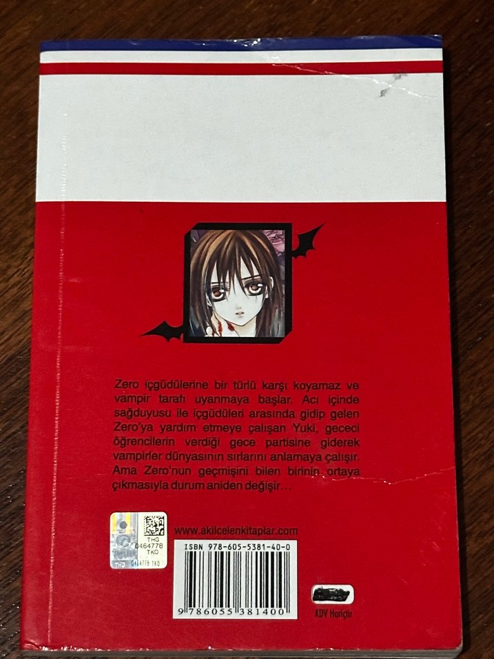 Vampire Knight manga vol 2 - Görsel 2