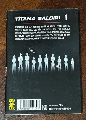 Attack on Titan manga vol 1 - Görsel 2