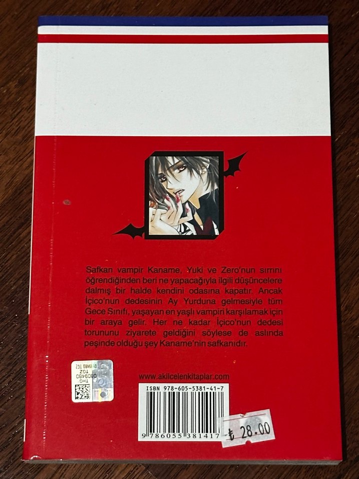 Vampire Knight manga vol 3 - Görsel 2