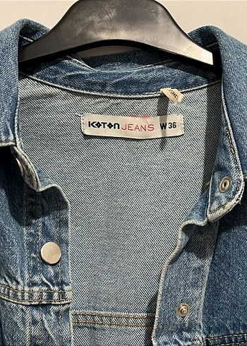 Koton Jeans W36 Mavi Denim Gomlek