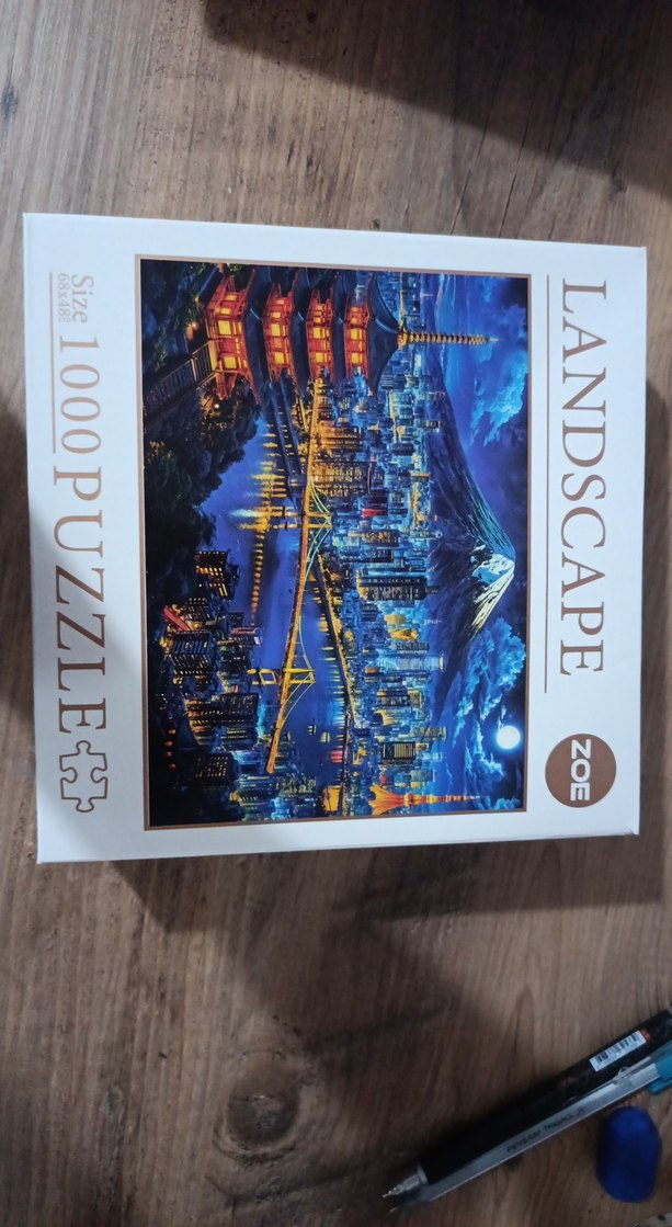 1000 Parça Altın Renkli Manzara Puzzle — görsel 2/3