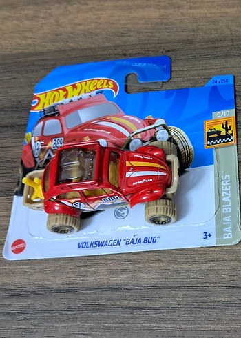 Kırmızı Volkswagen Baja Bug Oyuncak Araba