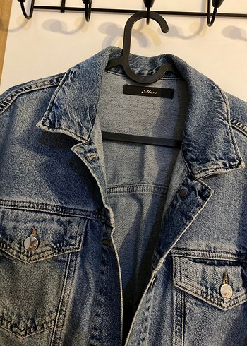 Mavi Jeans Düğmeli Mavi Kadın Denim Ceket