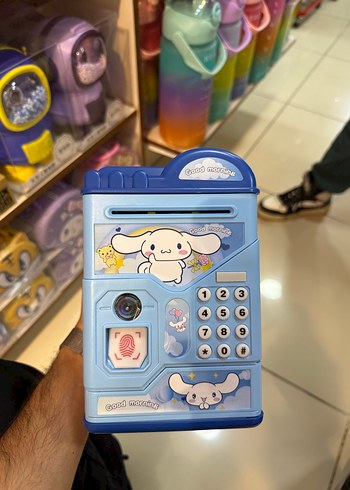 Mor ve Mavi Renkli Elektronik ATM Kumbara - Görsel 3