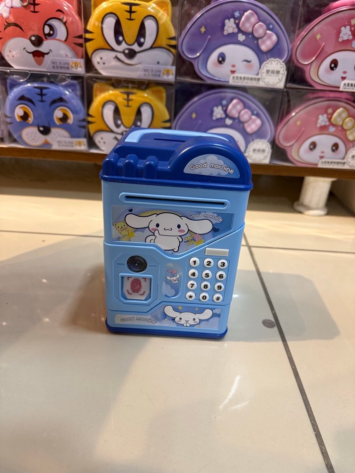 Mor ve Mavi Renkli Elektronik ATM Kumbara - Görsel 4